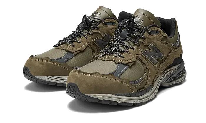 Schuhe - 2002r protection pack - dark moss/grey-black 4/4