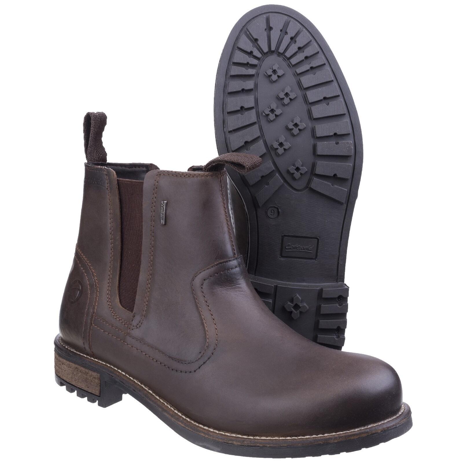 Worcester Men's slip-on boot (Brown)