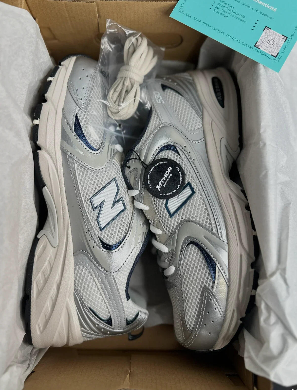 New Balance 530 Steel Grey Navy 2/4