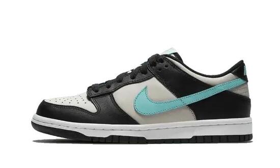 Scarpe - pelle basse - dunk low tiffany - light bone/black