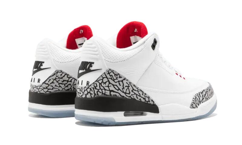 Jordan 3 Retro Free Throw Line White Cement 3/4