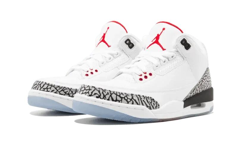 Jordan 3 Retro Free Throw Line White Cement 2/4