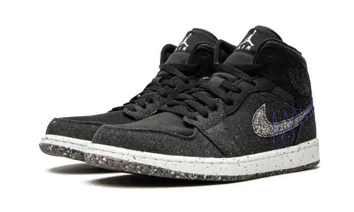 Zapatillas - Baloncesto - Jordan 1 Mid - Negro/Racer Blue/Blanco 2/4