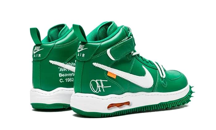 Calzado - mid-top - air force 1 mid sp - pine green/white 3/4
