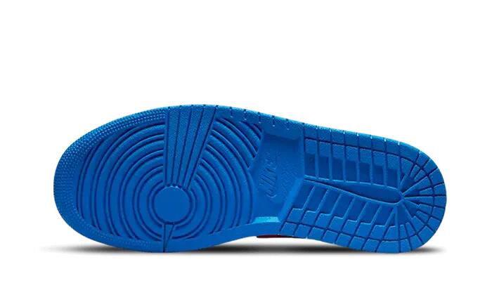 Air Jordan 1 Low Sport Blue Gym Red (W) 3/4