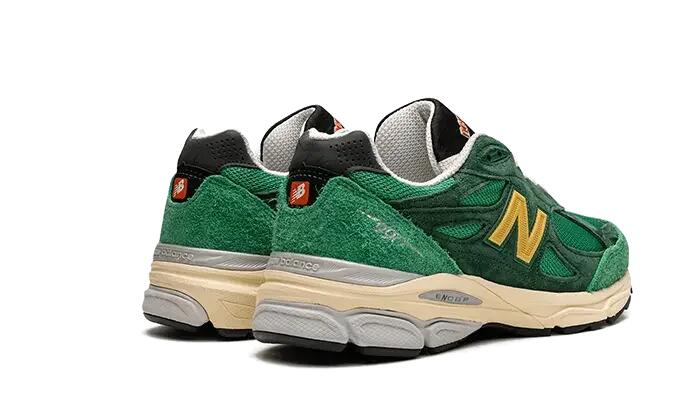 Zapatillas - running - hombre - 990 V3 - Kelly Green/Varsity Gold 3/4