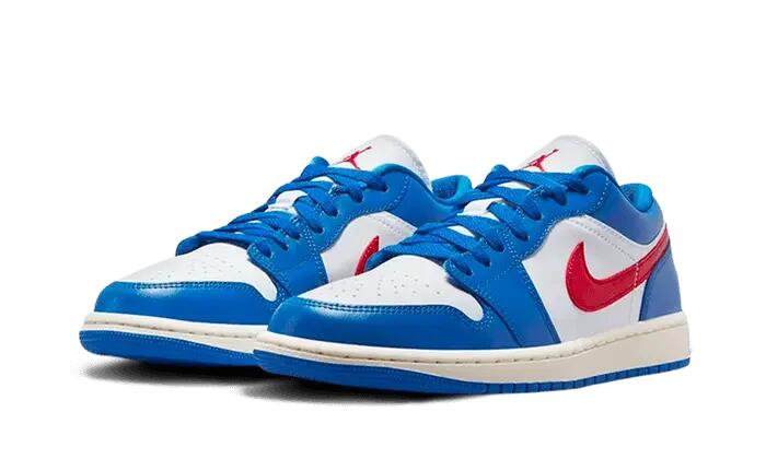Air Jordan 1 Low Sport Blue Gym Red (W) 2/4