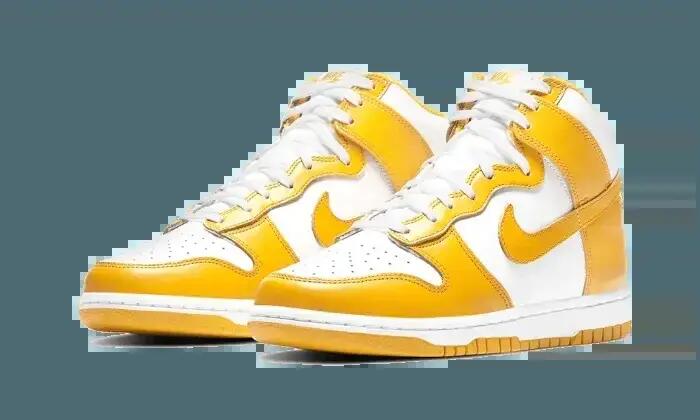 Schoenen - lifestyle - unisex - dunk high - dark sulfur/wit 2/3