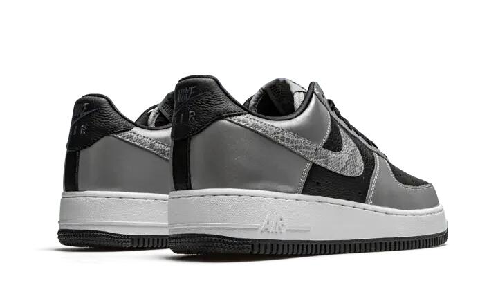 Nike Air Force 1 Low Silver Snake (2021) 3/4