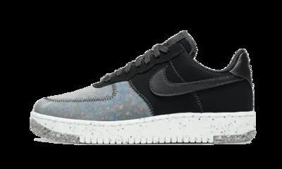 Schoenen - lage - air force 1 crater foam - zwart/photon dust