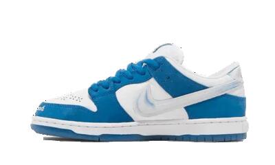 Schoenen - skate - unisex - sb dunk low - low-top - deep royal blue/white