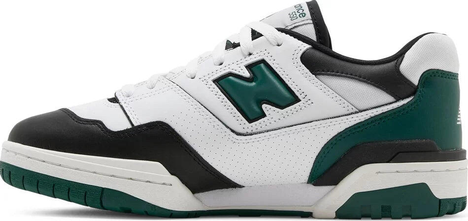 New Balance 550 White Green Black 2/6