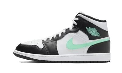Schoenen - basketbal - unisex - air jordan 1 mid - mid-top, groene glow