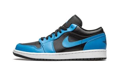 Air Jordan 1 Low Laser Blue Black - Taille : 44.5 EU