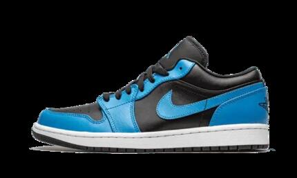 Zapatillas - Air Jordan 1 Low - Laser Blue/Black