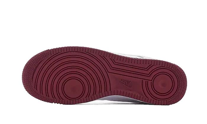 Nike Air Force 1 Low '07 White Dark Beetroot 3/4