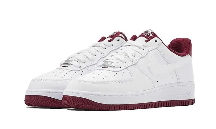Nike Air Force 1 Low '07 White Dark Beetroot 2/4