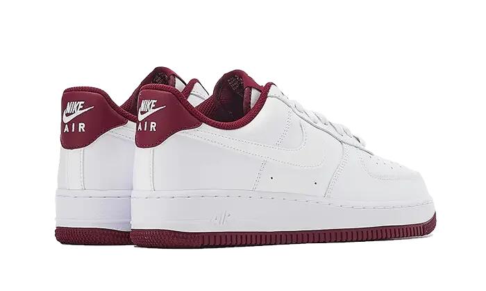 Nike Air Force 1 Low '07 White Dark Beetroot 4/4
