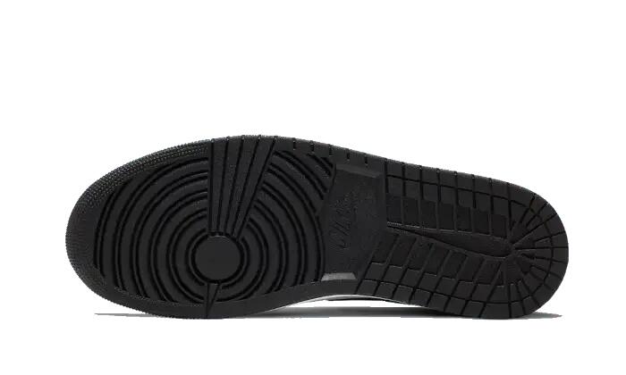 Schoenen - basketbal - unisex - air jordan 1 mid - zwart/wit 4/4