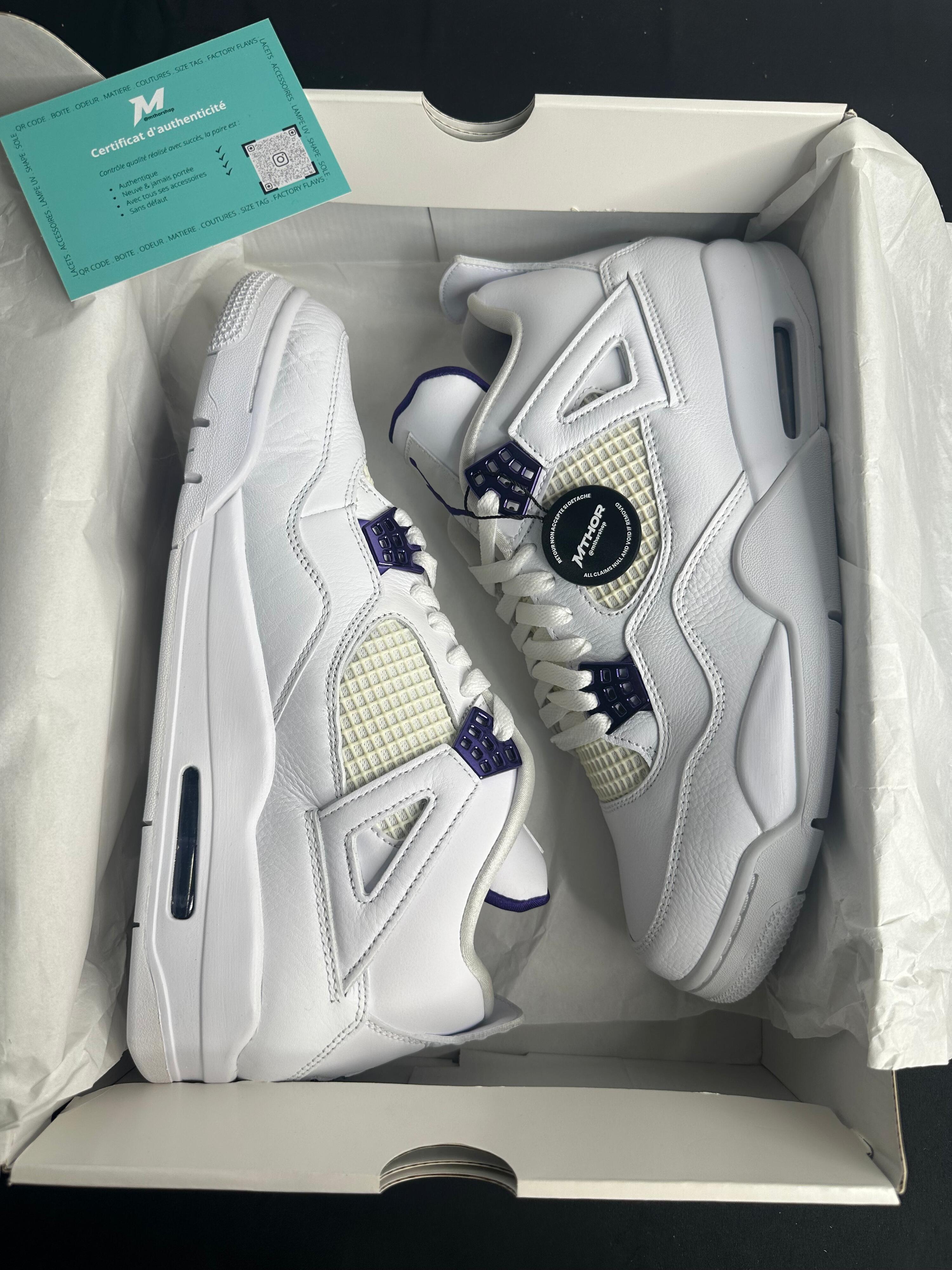 Jordan 4 Retro Metallic Purple 2/6