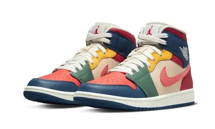 Air Jordan 1 Mid SE Multi-color 2/3