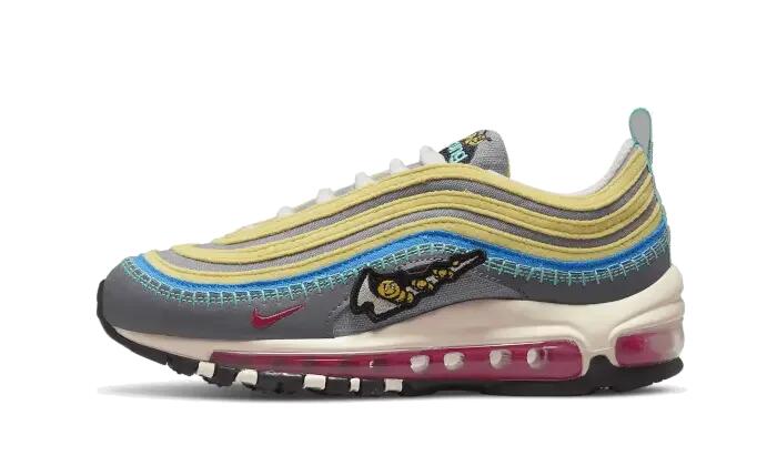 Nike Air Max 97 Air Sprung Grey Celery (GS) 1/3