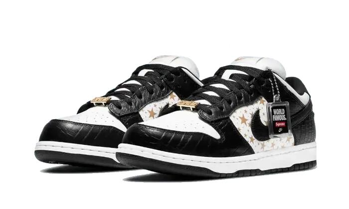 Nike SB Dunk Low Supreme Stars Black (2021) 2/3