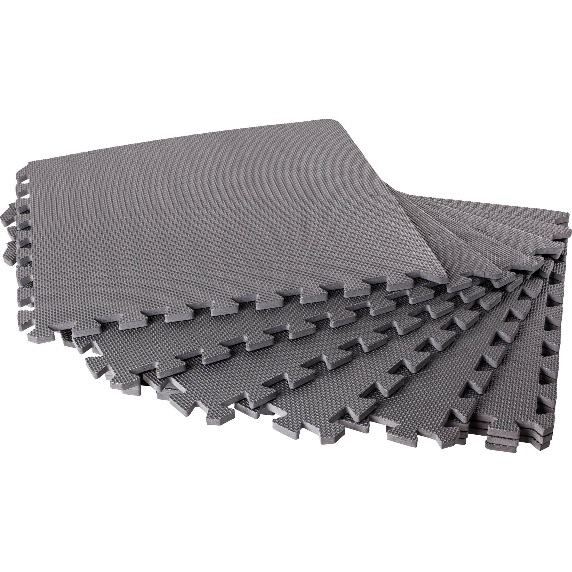 Bodenschutzmatten, grau, 500x500x8mm (8 Stück im Set = 2qm) 3/5