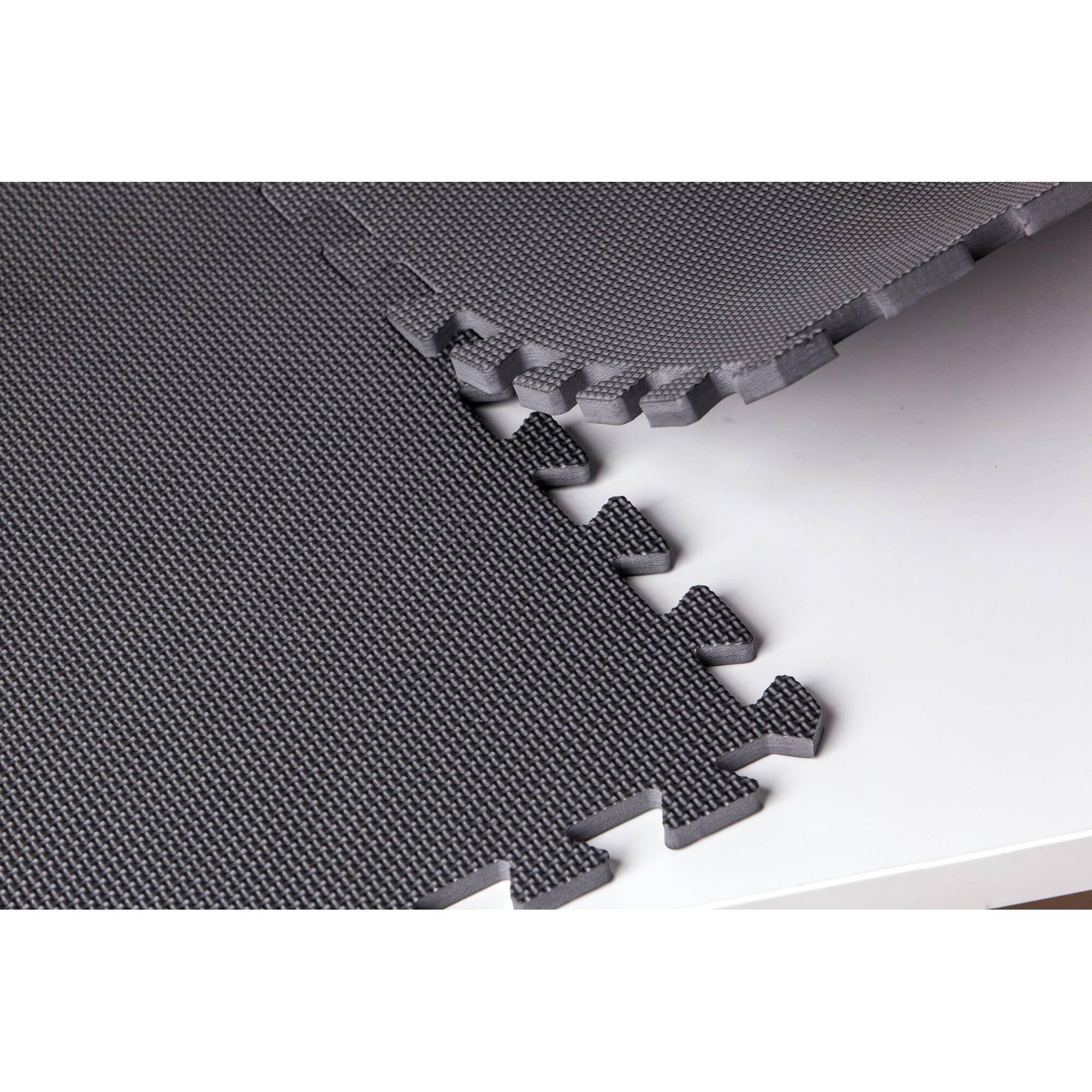 Bodenschutzmatten, grau, 500x500x8mm (8 Stück im Set = 2qm) 2/5