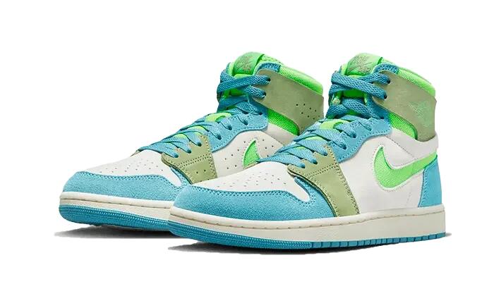 Jordan 1 High Zoom Air CMFT 2 University Blue Volt (Women's) 2/3
