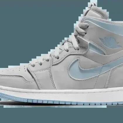 Basketball Shoes - High-top Zoom Air - Air Jordan 1 Grey Fog