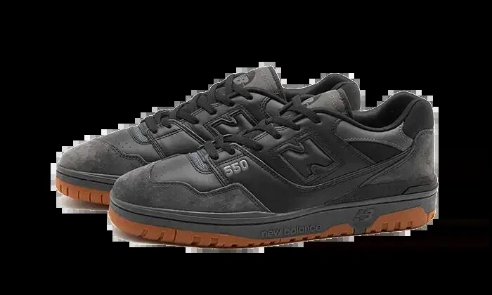 New Balance 550 Black Gum 2/3