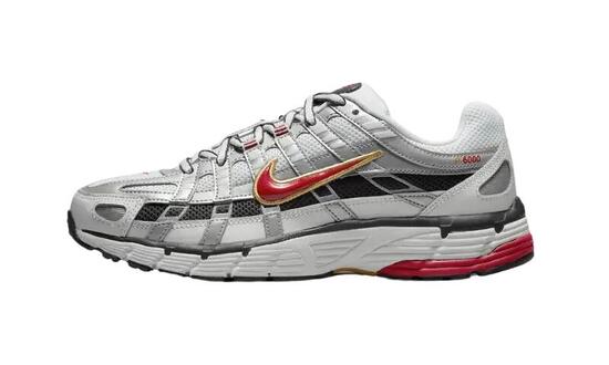 Nike P-6000 Platinum Varsity Red
