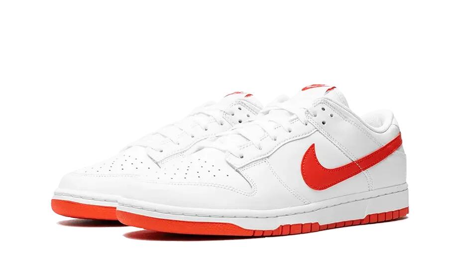Nike Dunk Low Retro White Picante Red 2/4