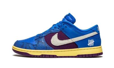 Schoenen - lifestyle - heren - dunk low undefeated 5 on it - royal/purple/white