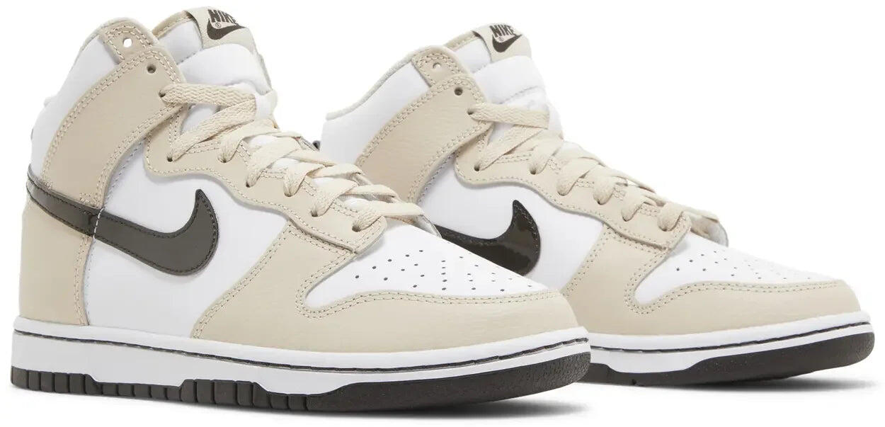 Nike Dunk High White Sanddrift Brown (W) 5/5