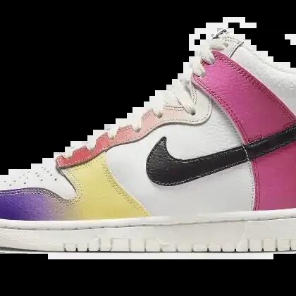 Women - Shoes - High-top gradient Dunk High - Summit White/Black