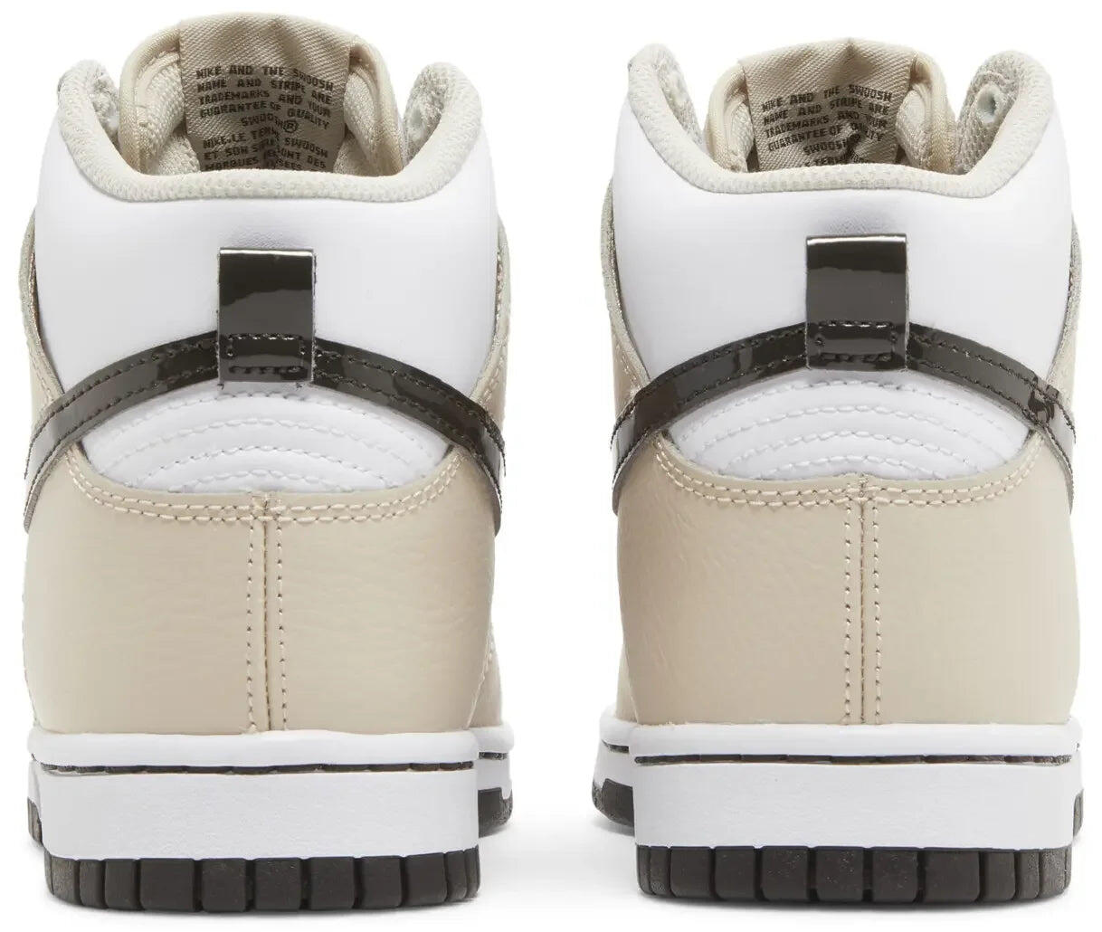 Nike Dunk High White Sanddrift Brown (W) 4/5