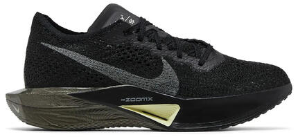 Nike ZoomX Vaporfly 3 Black Olive Aura Metallic Medium Ash