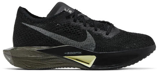 Nike ZoomX Vaporfly 3 Black Olive Aura Metallic Medium Ash