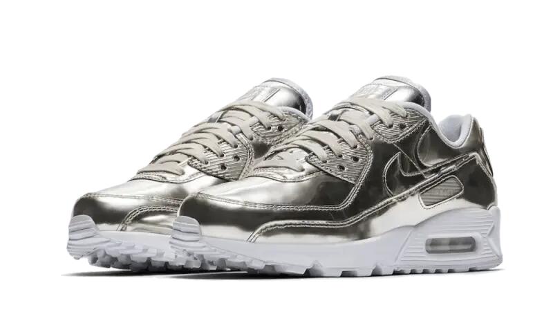 Nike Air Max 90 W SP Metallic Silver 2/3