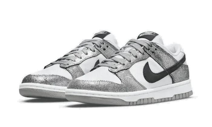 Dunk Low Golden Gals Metallic Silver 2/3