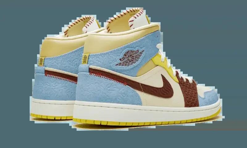 Schoenen - basketbal - aj1 mid fearless - vanille/kaneel 3/6