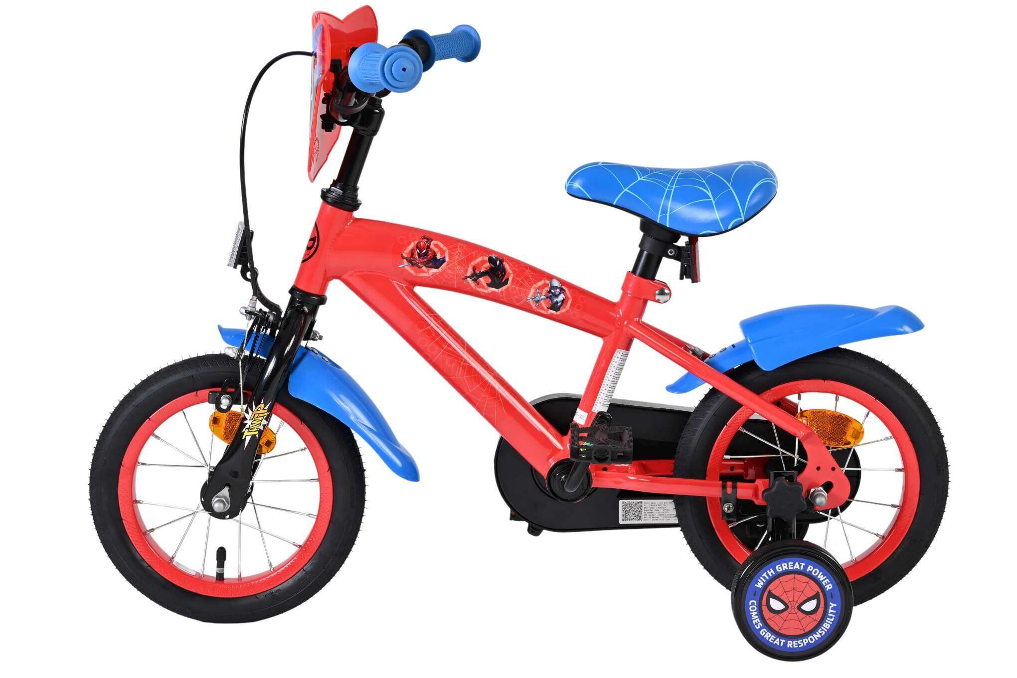 Spider-Man Kinderfahrrad 12 Zoll rot/blau 20502 2/7