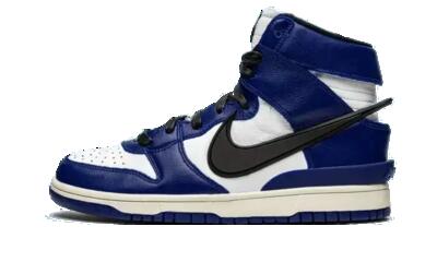 Sneakers hoog - dunk high ambush - leer - royal blue