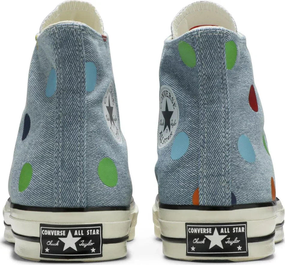 Converse Chuck Taylor All Star 70 Hi Golf Wang Denim Polka Dots 5/6
