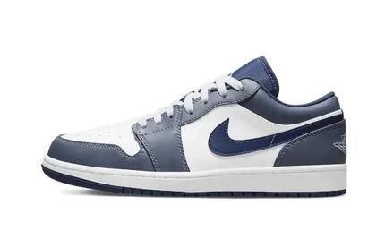 Chaussures - basket - homme - basses - air jordan 1 low - ashen slate/white
