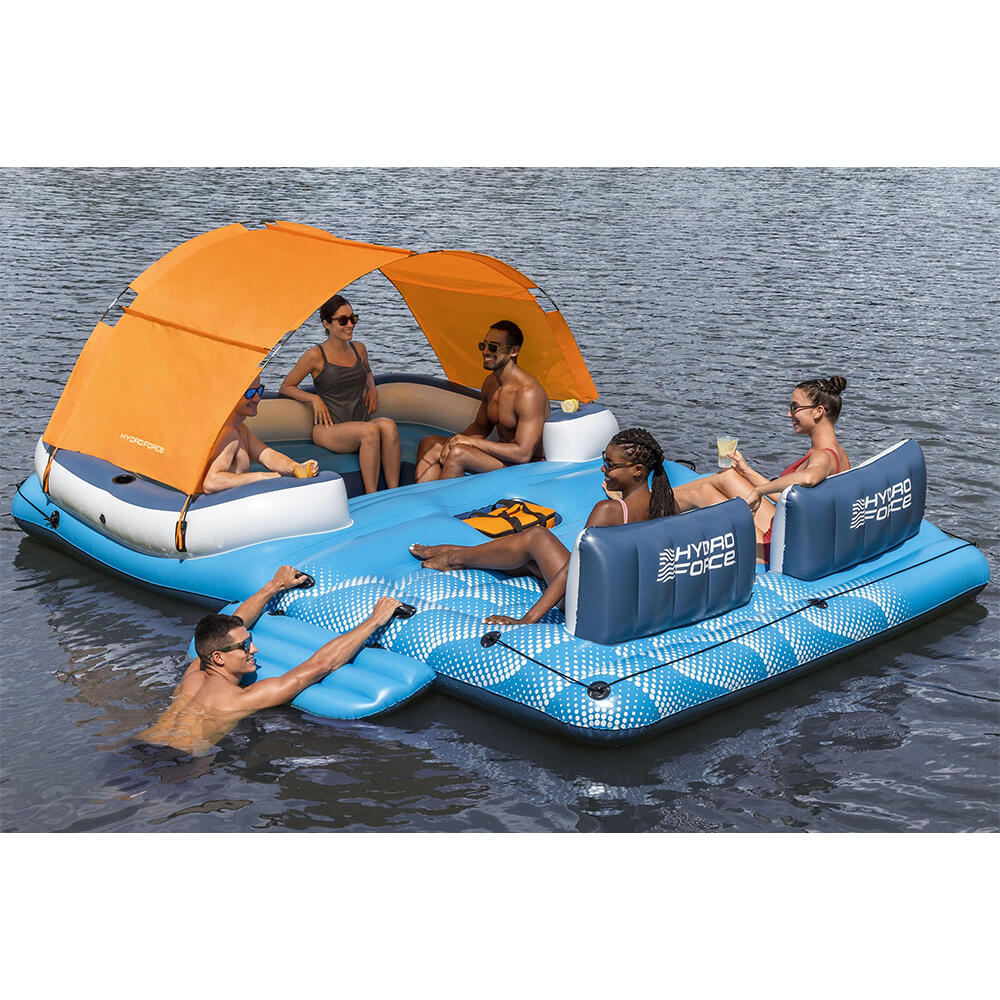 Isola gonfiabile Hydro Force Tropical Br eeze per 6 persone, 3,73 m 2/7