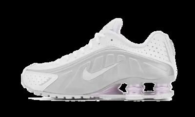 Schoenen - hardlopen - unisex - shox r4 silver purple - shox retro demping