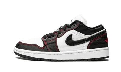 Jordan 1 Low SE Utility White Black Gym Red (Donna)